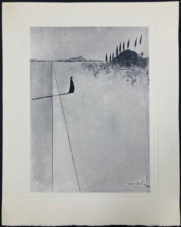 Salvador Dali (1904-1989) - The Delightful Mount - La Divine