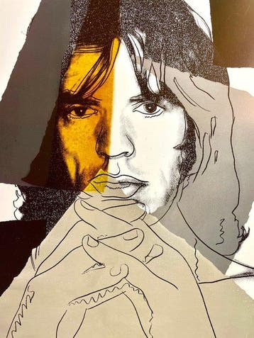 Andy Warhol - Mick Jagger (1975)
