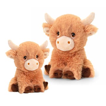 Keel Toys koeien knuffels - pluche Schotse hooglander - 18, Verzenden, Nieuw