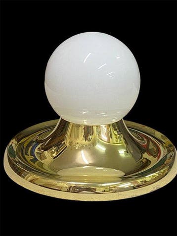 Flos - Achille Castiglioni - Lamp - goudkleurig metaal, Antiek en Kunst, Antiek | Lampen