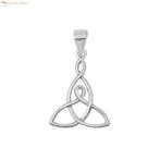 925 Zilveren keltische love knot hanger moeder dochter, Verzenden, Nieuw, Zilver