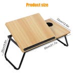 Opklapbare Laptoptafel Verstelbaar Met Bekerhouder, Verzenden, Nieuw