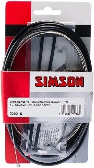 Simson Versnellingskabelset Shimano Nexus - zwart, Verzenden, Nieuw