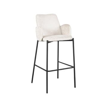 Barkruk Joni | Crème | Elegance | Hoog | 2 stuks LABEL51, Verzenden, Nieuw in verpakking