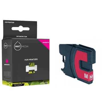 Huismerk Cartridge Magenta t.v.v. Brother LC-980M, Nieuw, Cartridge, Inktmedia