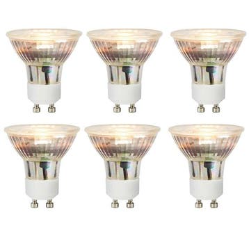 Led spot GU10 | Nedis | 6 stuks (1.9W, 145lm, 2700K), Verzenden, Nieuw