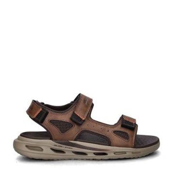 Skechers Glide-Step Orvan sandalen voor heren in het Bruin, Verzenden, Nieuw, Bruin, Skechers