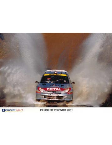 2001 PEUGEOT 206 WRC PERSMAP ENGELS, Nieuw, Peugeot, Author