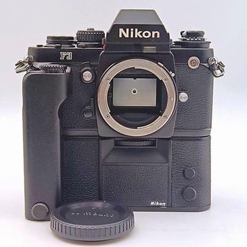 Nikon F3 SLR Film Camera with MD-4 Motor Drive - Single lens, Nieuw