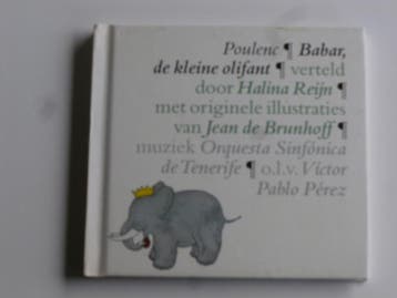 Poulenc - Babar, de kleine olifant / verteld door halina rei, Cd's en Dvd's, Ophalen of Verzenden, Zo goed als nieuw