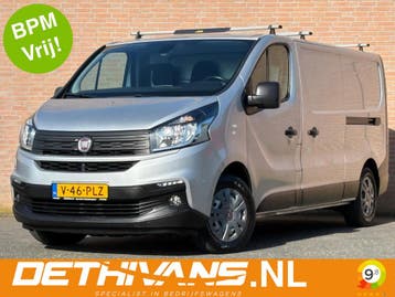 Fiat Talento 2.0MJ 145PK Lang / 2x Schuifdeur / Camera / Cru, Stof, Gebruikt, Zwart, Lease