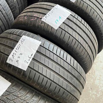 4 x Michelin Primacy 3 215-50-18 Zomerbanden 6mm, 18 inch, Ophalen of Verzenden, Band(en), Personenwagen