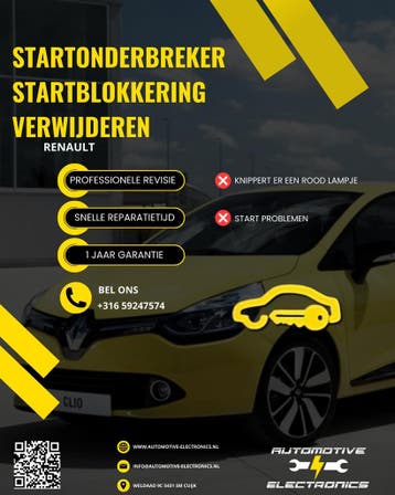 Renault Startonderbreker/Startblokkering verwijderen