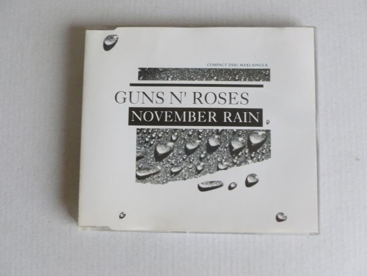 Guns N Roses - November Rain (CD single), Cd's en Dvd's, Cd Singles, Ophalen of Verzenden