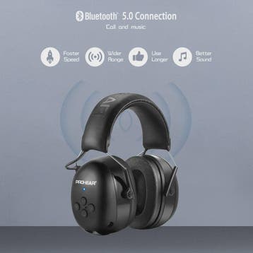 ZOHAN Bluetooth Koptelefoon met Gehoorbescherming - Ruisonde, Doe-het-zelf en Verbouw, Verzenden, Nieuw