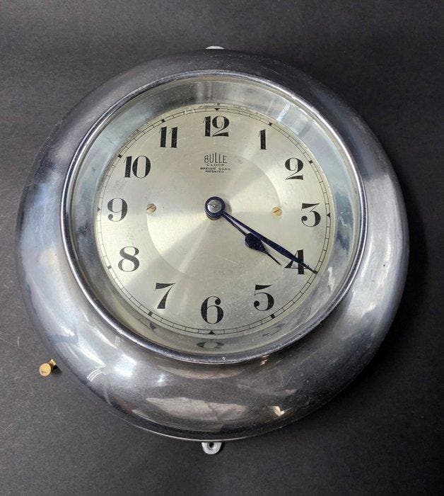 Klok - Art Deco - Gietijzer - 1910-1920 - Bulle Clock, Antiek en Kunst, Antiek | Klokken