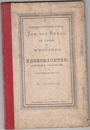Diverse auteurs - Rederijkerskamer Jan van Beers te Assen