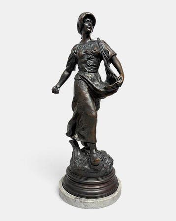 Charles Ruchot (1871-1932) - Beeld, La Semeuse - 75 cm -