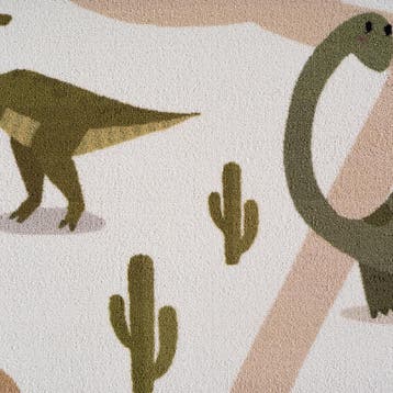 Speelkleed | Coco | Dinosaurus | Crème | 200x290 cm, Verzenden, Nieuw