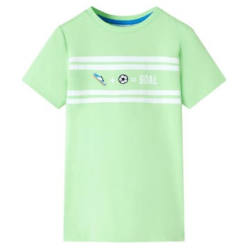 vidaXL Kindershirt 128 neongroen, Verzenden, Nieuw