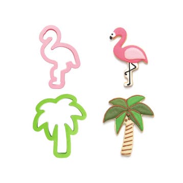 Koekjes Uitstekers Flamingo en Palmboom, Verzenden, Nieuw
