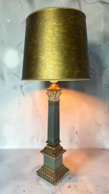 Tafellamp - Zeldzame Franse Lamp - 58 cm - No Reserve -