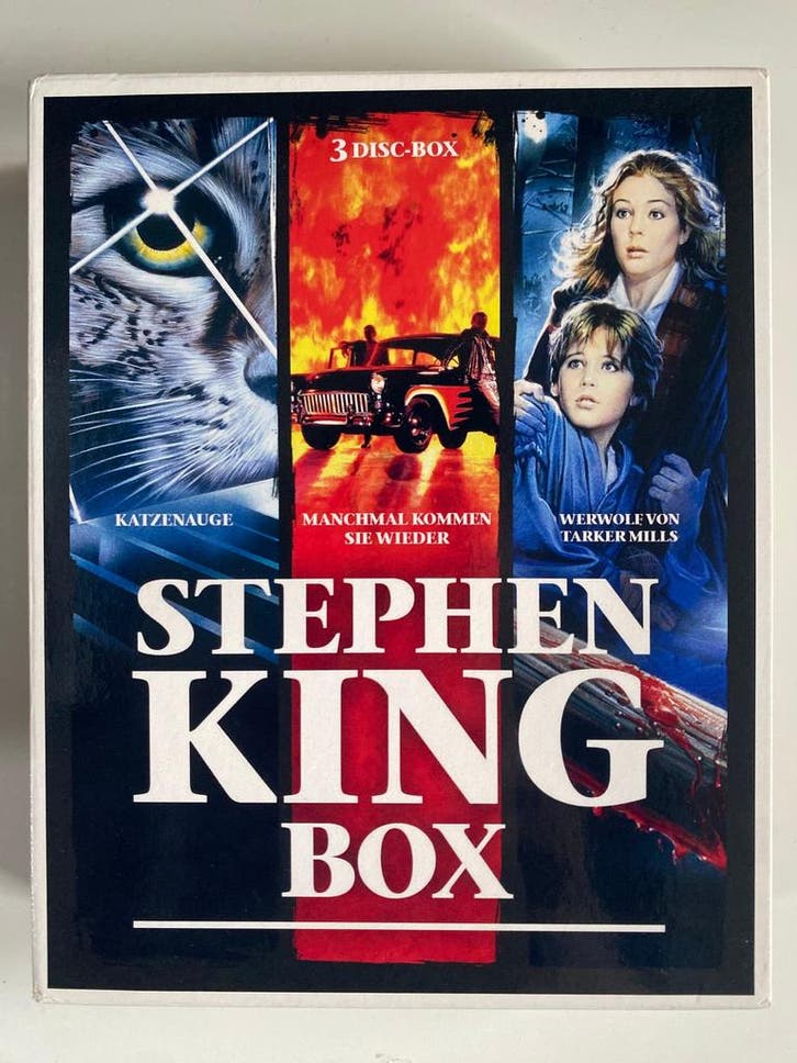 STEPHEN KING BOX CATS EYE / SOMETIMES THEY COME BACK /, Cd's en Dvd's, Blu-ray, Gebruikt, Verzenden
