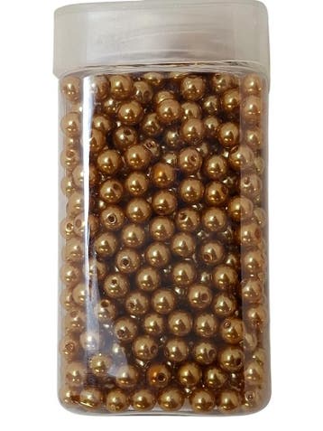 Rijgparels Pearls Goud 8 mm 220 gr. 475 stuks, Ophalen of Verzenden, Nieuw