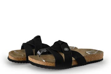 Esprit Slippers in maat 38 Zwart, Slippers, Verzenden, Zwart, Zo goed als nieuw