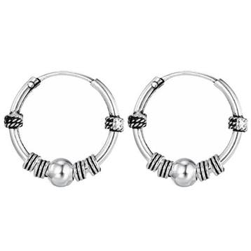 Fako Bijoux - Bali Oorringen - Cleo - 15mm - Zilverkleurig, Verzenden, Nieuw
