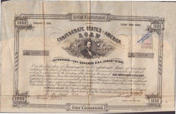 Verenigde Staten van Amerika. - Confederate States - 1000, Postzegels en Munten