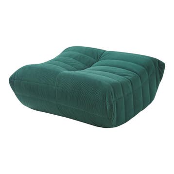 Voetenbank Kodsø 35x80x65 cm groen [en.casa], Verzenden, Nieuw