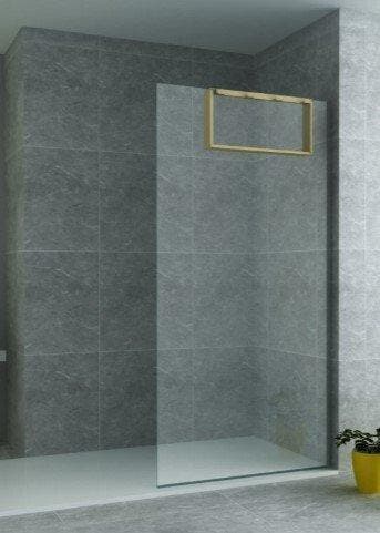 Opbouwnis voor douchewand 30 x 60 x 8 cm geborsteld messing, Ophalen of Verzenden, Nieuw, Bad