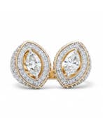 Statement ring - 14 karaat Geel goud - 5.10ct. tw. Diamant