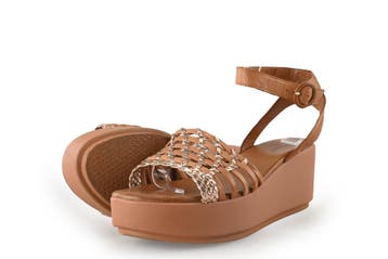 Inuovo Sandalen in maat 41 Cognac, Kleding | Dames, Overige kleuren, Verzenden, Inuovo, Sandalen of Muiltjes