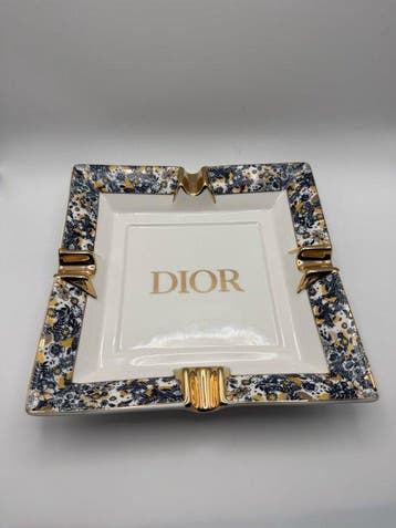 Dior - Asbak - Porselein, Verguld - Jardin de Nuit XXL