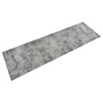 vidaXL Keukenmat wasbaar betonprint 60x180 cm fluweel, Verzenden, Nieuw
