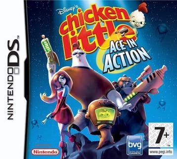 Disneys Chicken Little Ace in Action (DS) 3DS, 1 speler, Ophalen of Verzenden, Zo goed als nieuw, Vanaf 3 jaar
