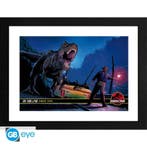Jurassic Park Alan Grant vs T-Rex Framed Print 30 x 40 cm, Ophalen of Verzenden, Nieuw