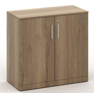 Executive klapdeurkast, 85x90x42 cm, natuur eiken, Ophalen of Verzenden, Nieuw