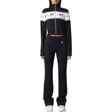 Chiara Ferragni • zwart tracksuit met logo • XS, Chiara Ferragni, Verzenden, Zwart, Nieuw