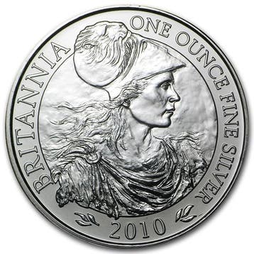Britannia 1 oz 2010, Verzenden, Overige landen, Losse munt, Zilver