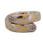 Armring - 18 karaat Geel goud - 0.06ct. tw. Diamant, Sieraden, Tassen en Uiterlijk, Antieke sieraden