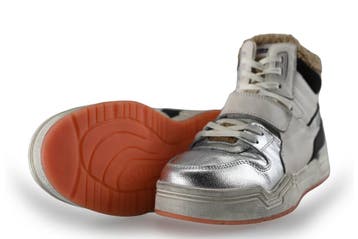 Scotch &amp; Soda Hoge sneakers in maat 38 Zilver, Kleding | Dames, Schoenen, Overige kleuren, Verzenden, Scotch &amp; Soda, Sneakers of Gympen
