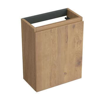 Fonteinkast Forzalaqua Siena 39.5x21.5x50 Cm 1 Deur Links, Huis en Inrichting, Badkamer | Badkamermeubels, Ophalen of Verzenden