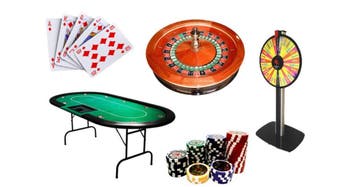 Goedkoop een Casino tafels huren vanaf €23,60,- per dag, Nieuw