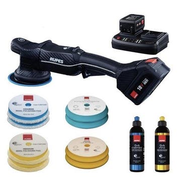Rupes HLR15/CB2/BAS iBrid Bigfoot Excentrische Polijstmachin, Verzenden