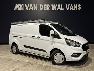 Ford Transit Custom 2.0 TDCI L2H1 Euro6 Airco | Imperiaal |, Stof, Gebruikt, Wit, Dealer onderhouden