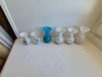 Vaas (6) - Opaline glas, Antiek en Kunst