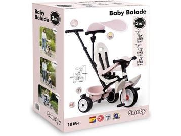 Smoby Baby Balade - Driewieler - Evoluerend - Roze, Verzenden, Zo goed als nieuw, Smoby
